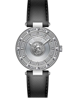 Front view of Versus Sertie Crystal VSPQ13221 Womens Watch on white background