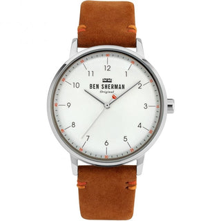 Front view of Ben Sherman Portobello City WB043T Mens Watch on white background