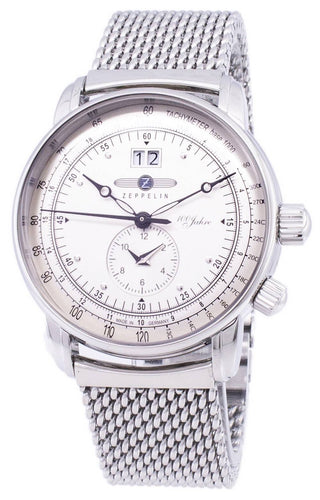 Front view of Zeppelin Z7640M1 Mens Watch on white background