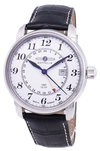 Front view of Zeppelin Z76421 Mens Watch on white background