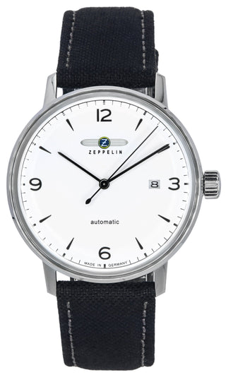 Front view of Zeppelin Z80641N Mens Watch on white background