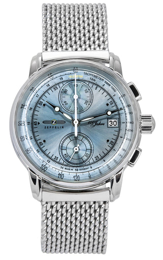 Front view of Zeppelin Z8670M4 Mens Watch on white background