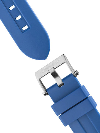 Angle shot of Ingersoll 1892 I12308 Blue Silicone Unisex Watch on white background