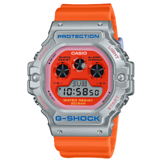 Front view of Casio G-Shock DW-5900EU-8A4 Mens Watch on white background