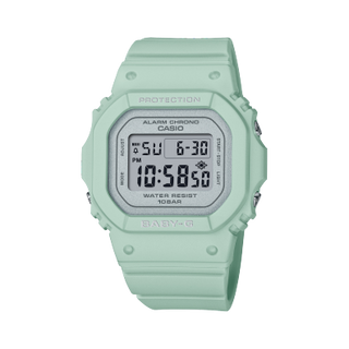 Front view of Casio Baby-G BGD-565SC-3 Mens Watch on white background