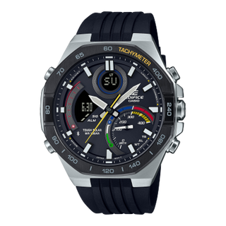 Front view of Casio Edifice ECB-950MP-1A Mens Watch on white background