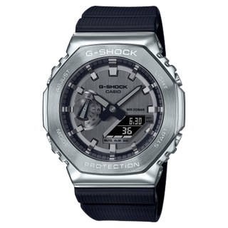 Front view of Casio G-Shock GM-2100-1A Mens Watch on white background