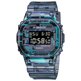 Front view of Casio G-Shock DW-5600NN-1 Mens Watch on white background