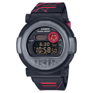 Front view of Casio G-Shock G-B001MVA-1 Mens Watch on white background