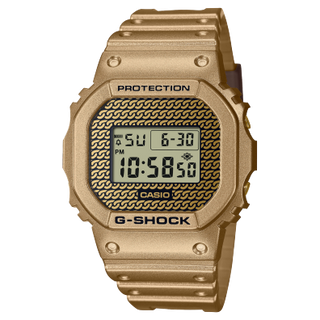 Front view of Casio G-Shock DWE-5600HG-1 Mens Watch on white background