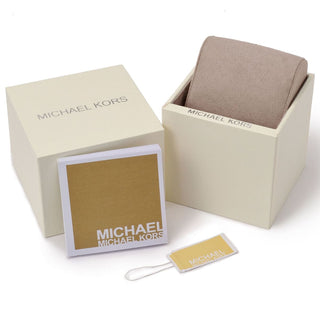 Michael Kors watch box on white background