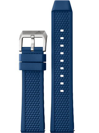 Angle shot of Swiss Military By Chrono SMA34100.09 Blue Unisex Watch on white background