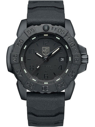 Angle shot of Luminox XS.3251.BO.CB Black Unisex Watch on white background